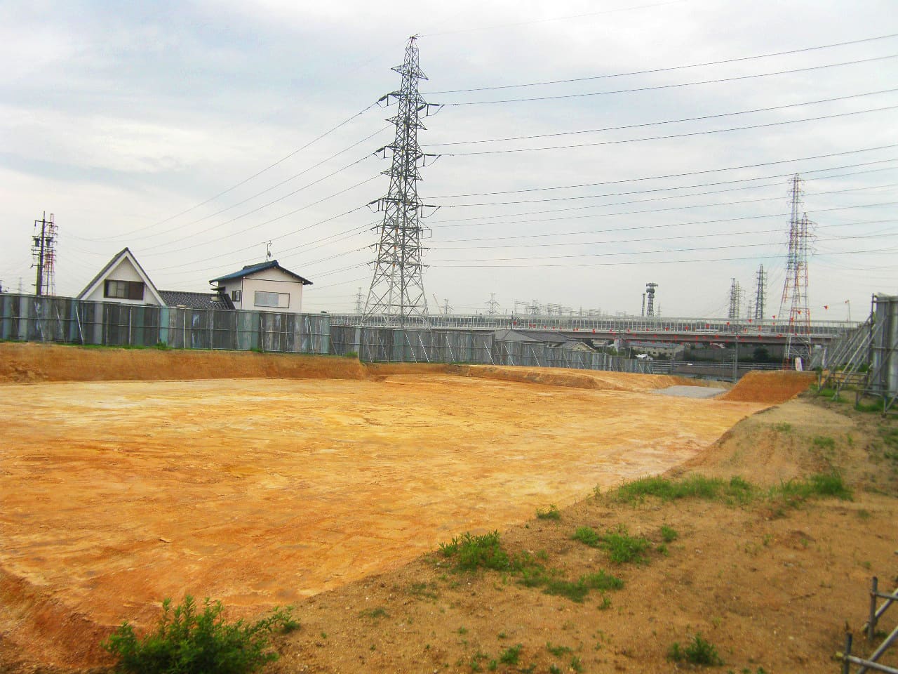 国庫補助事業道路用地造成工事